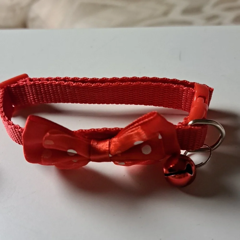 Cat collar bell ID paper in metal container/ BUNDLE ONLY 2or more items 4 each
